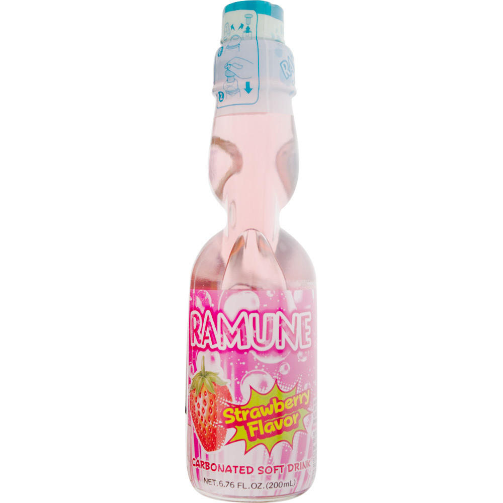 JFC Strawberry Ramune, 6.76 oz