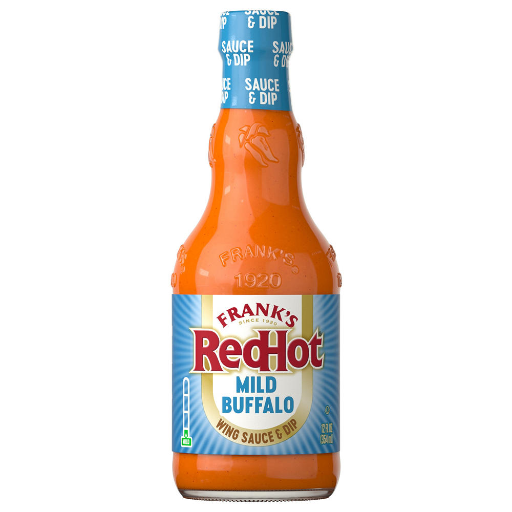 Frank's RedHot Mild Wings Hot Sauce, 12 fl oz