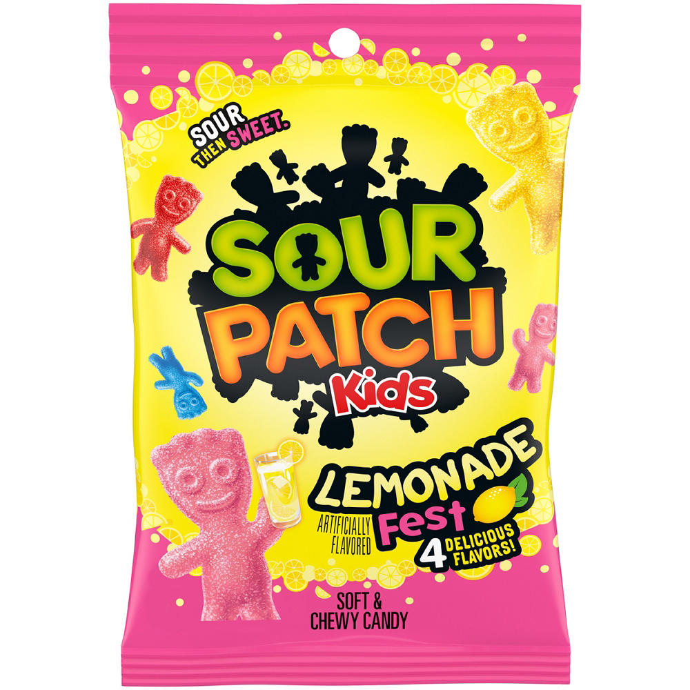 Sour Patch Kids Lemonade Fest Chewy Candy, 8.02 oz