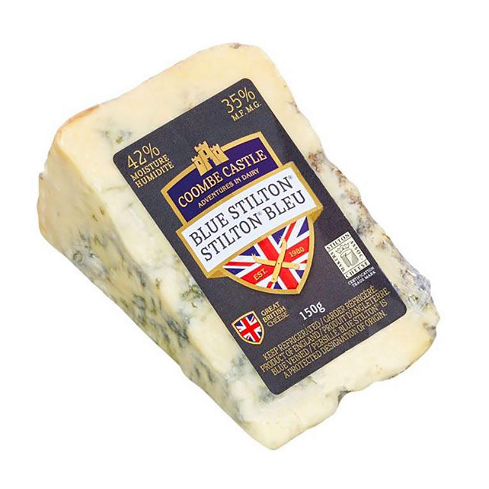 Coombe Castle Blue Stilton Cheese, Avg. 0.4 lb