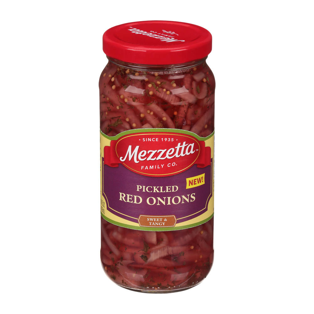 Mezzetta Pickled Red Onions Sweet & Tangy, 16 oz