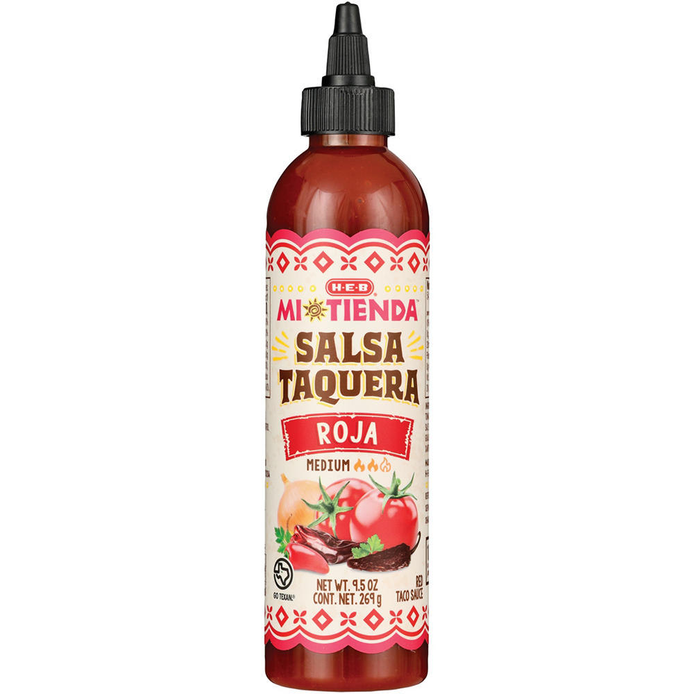 H-E-B Mi Tienda Salsa Taquera Roja, 9.5 oz