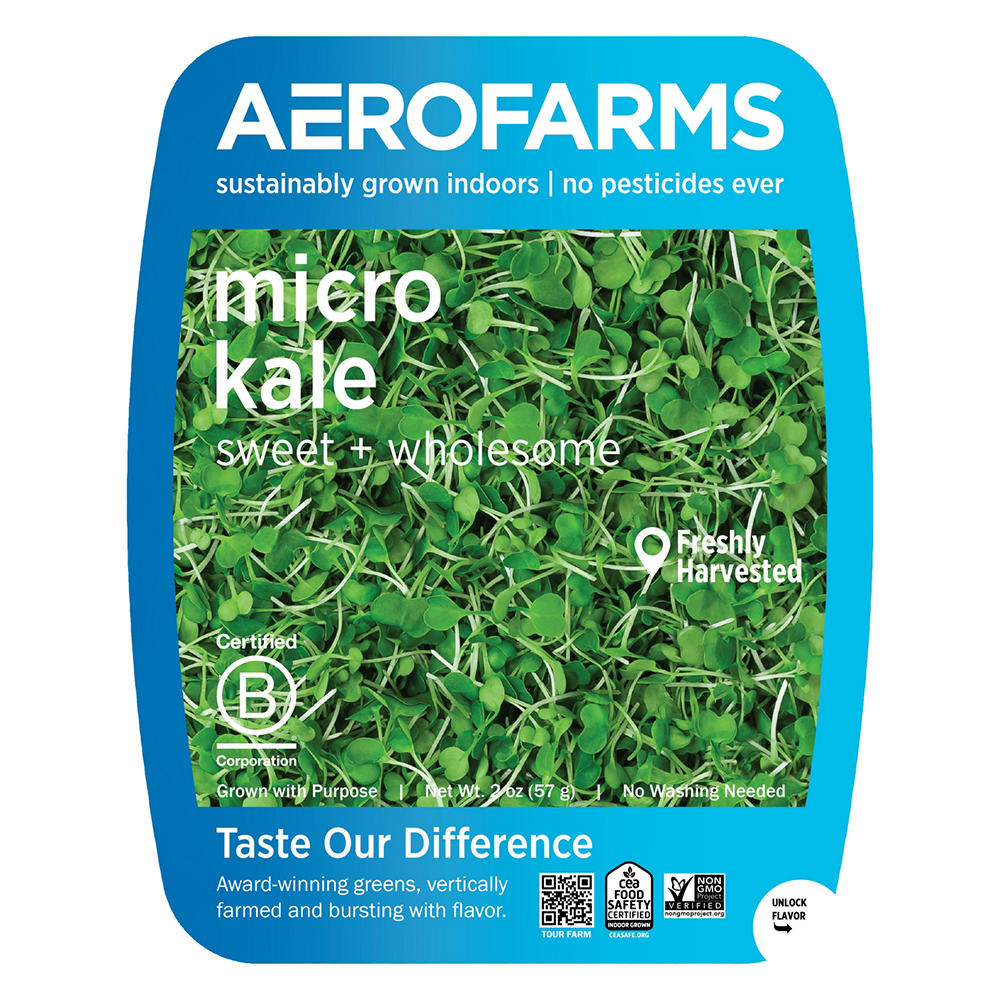 AeroFarms Fresh Micro Kale, 2 oz