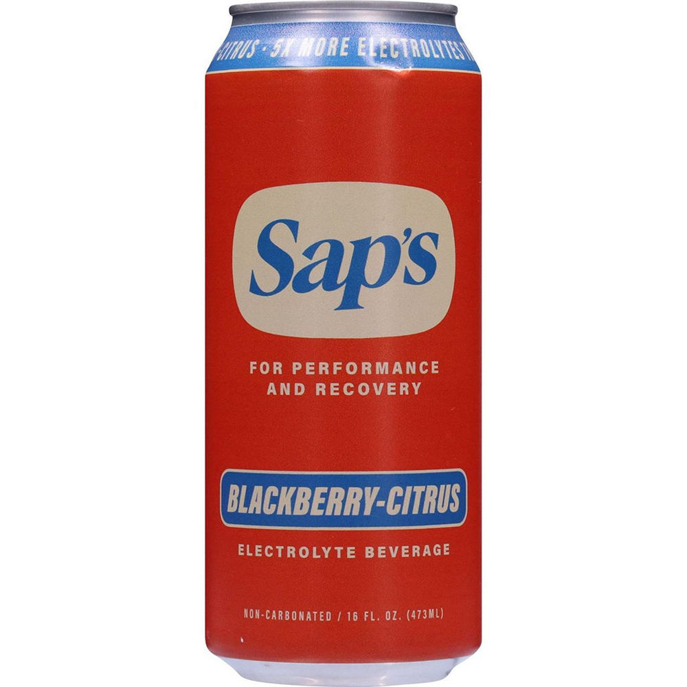 Sap's Blackberry Citrus Active Hydration Electrolyte Sports Drink, 16 oz