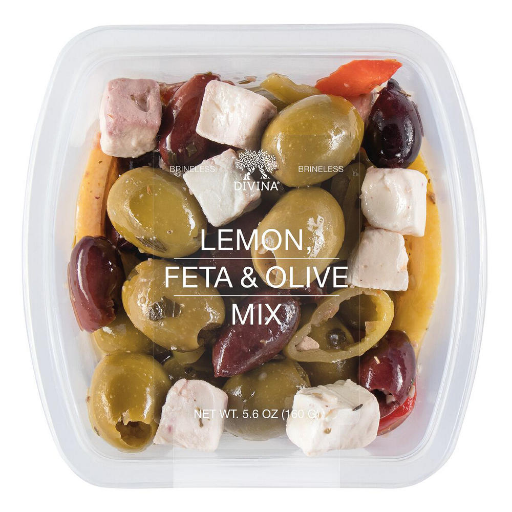 Divina Lemon Feta & Olive Mix, 5.6 oz