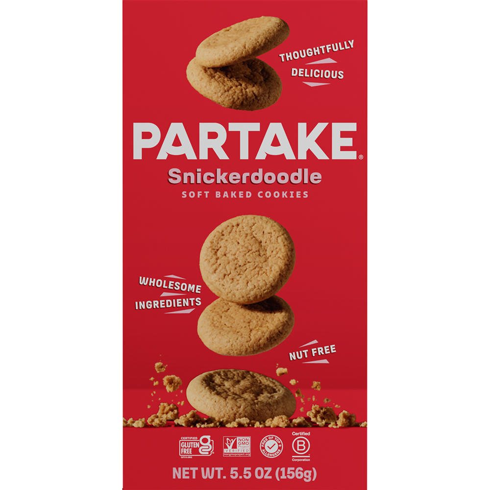 Partake Snickerdoodle Soft Baked, 5.5 oz