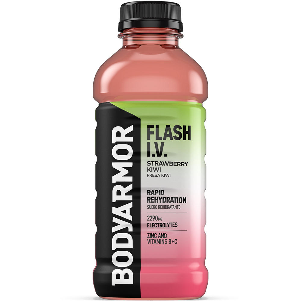BODYARMOR Flash I.V. Strawberry Kiwi Electrolyte Sports Drink, 20 oz