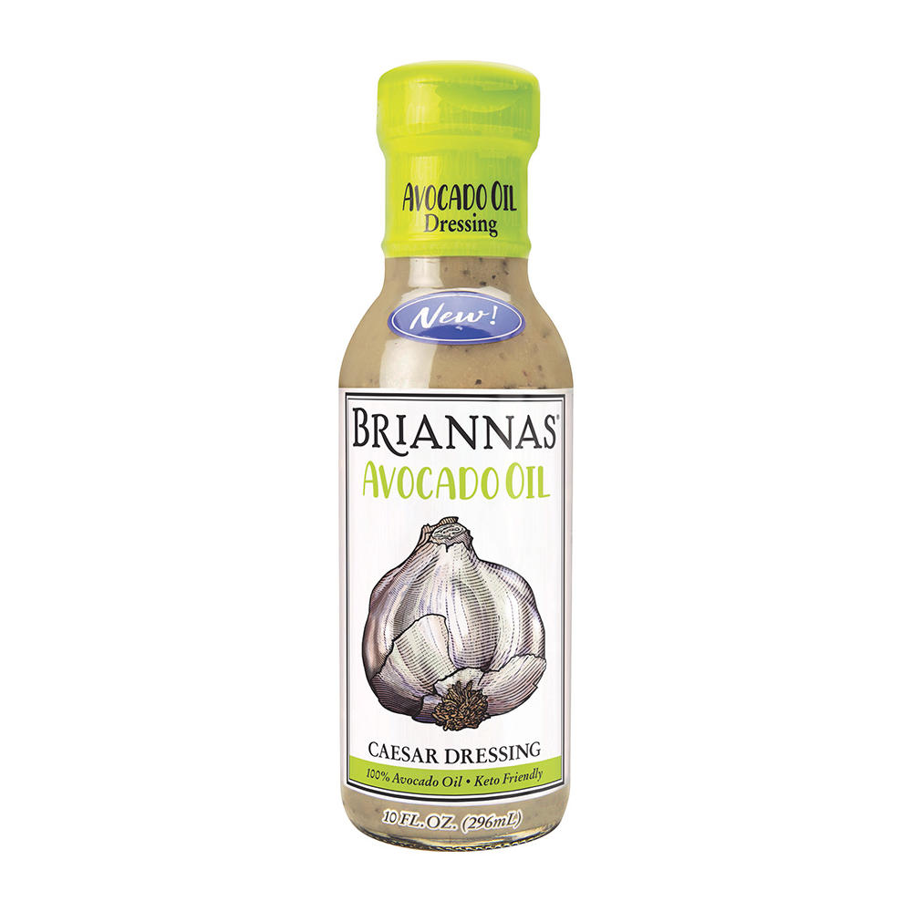 Briannas Caesar Avocado Oil Salad Dressing, 10 oz