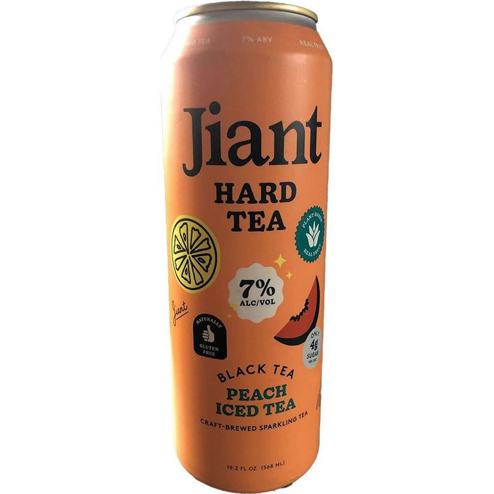 Jiant Peach Hard Iced Tea Can, 19.2 oz