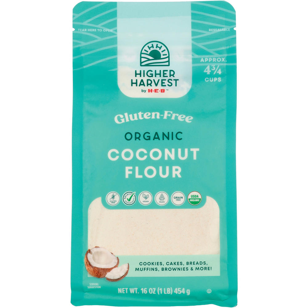 Higher Harvest by H-E-B Gluten Free Organic Coconut Flour, 16 oz