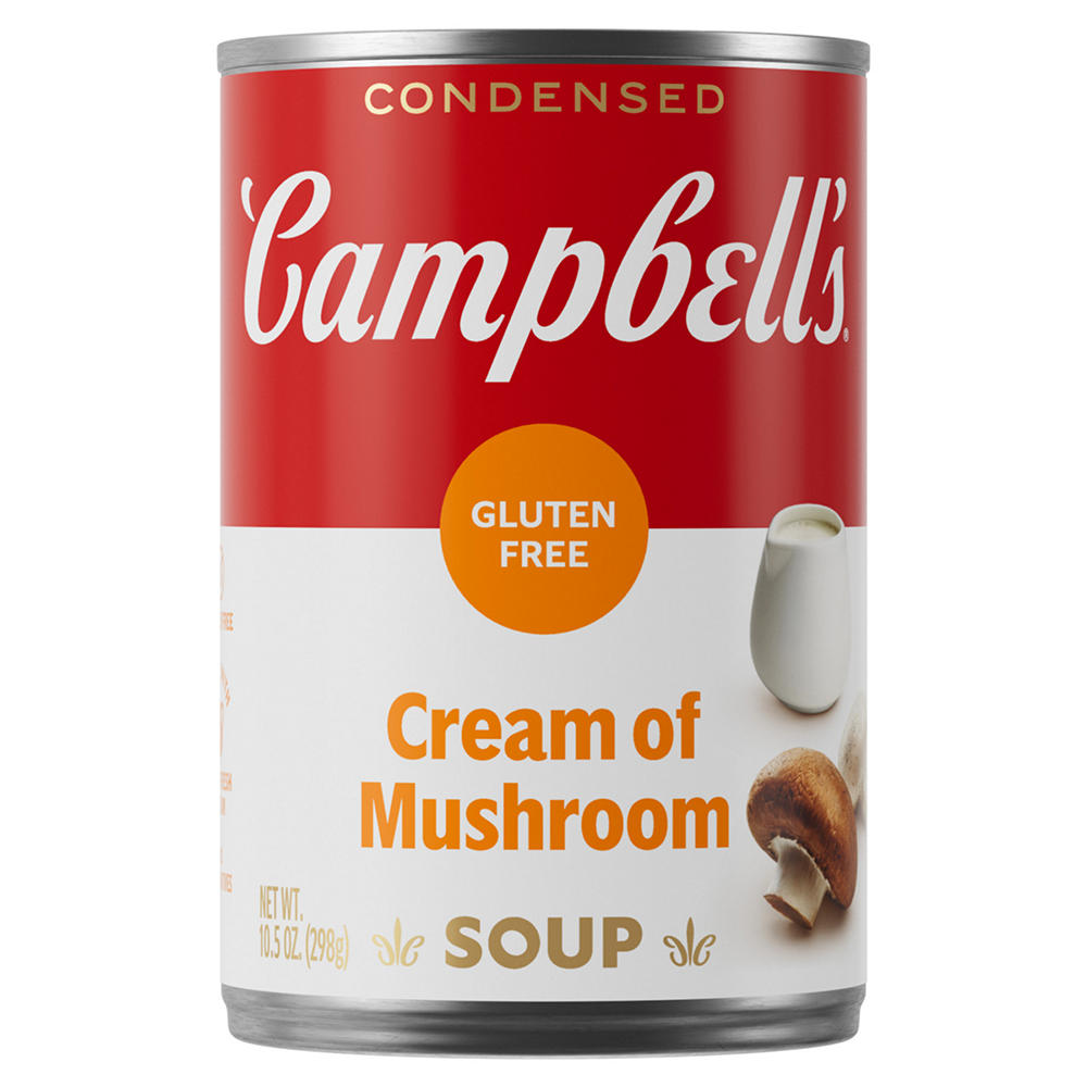 Campbell's Condensed Gluten Free Cream of Mushroom Soup, 10.5 oz