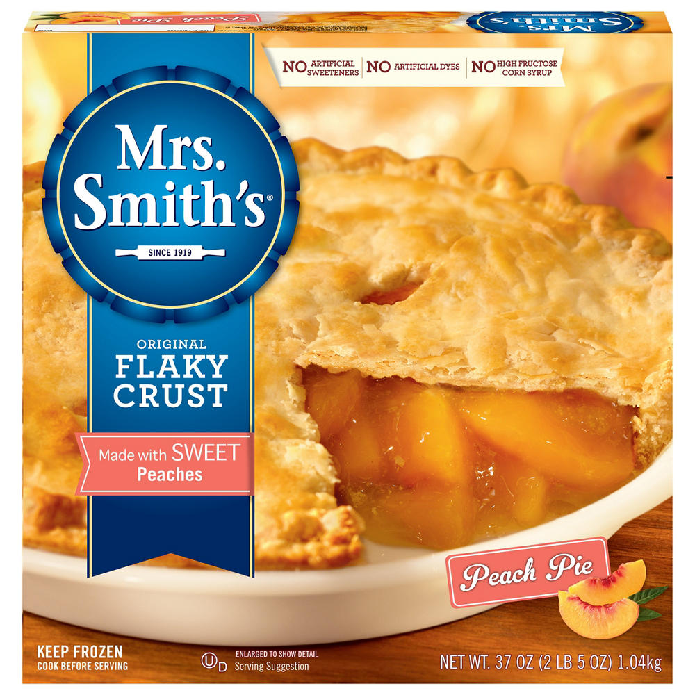 Mrs. Smith's Frozen Original Flaky Crust Peach Pie, 37.01 oz