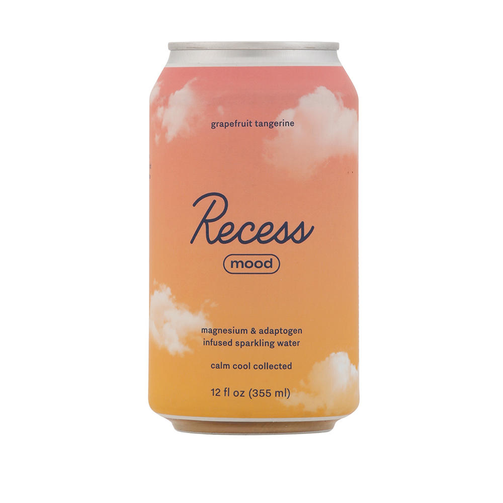 Recess Mood Infused Sparkling Water - Grapefruit Tangerine, 12 oz