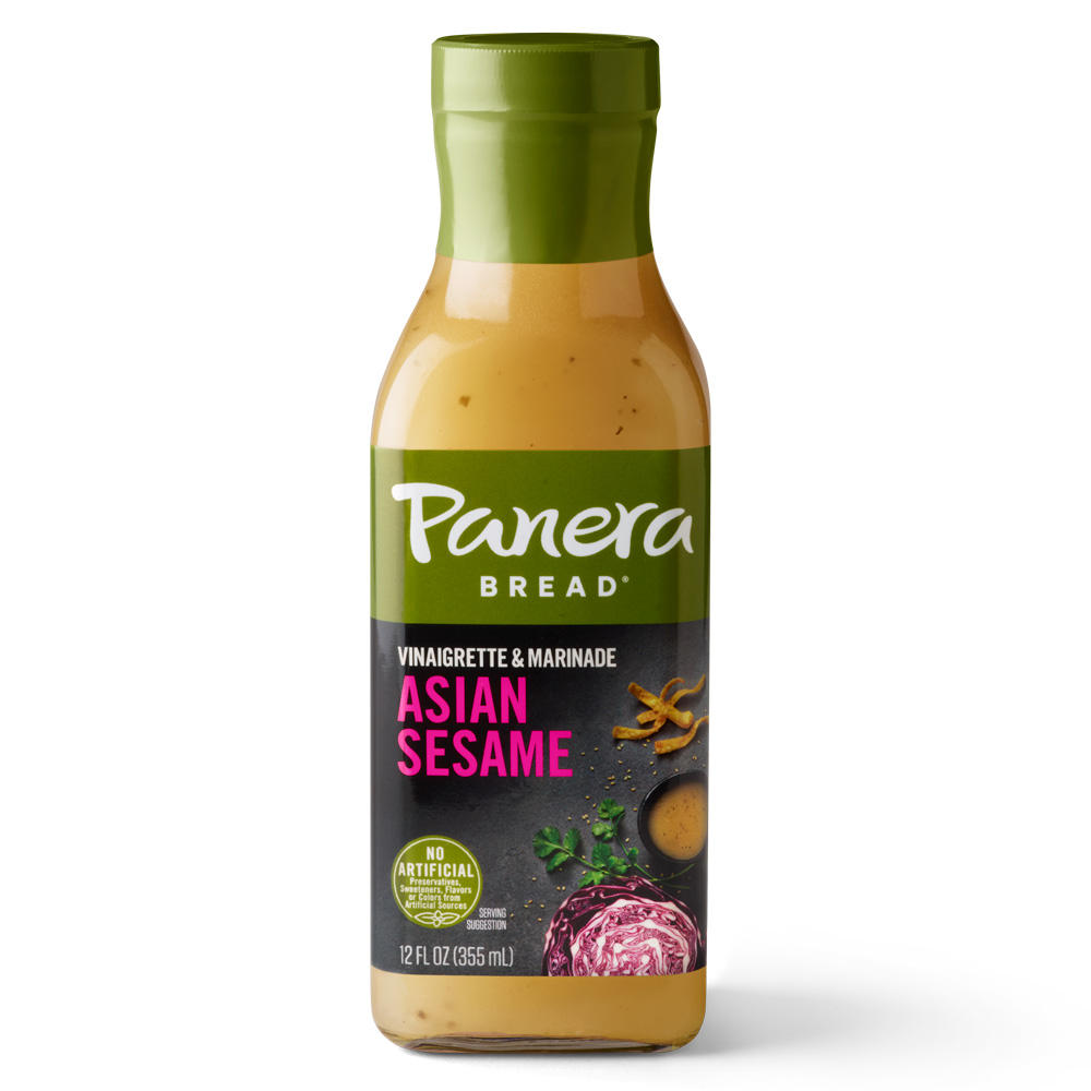 Panera Bread Asian Sesame Vinaigrette Dressing & Marinade (Sold Cold), 12 fl oz