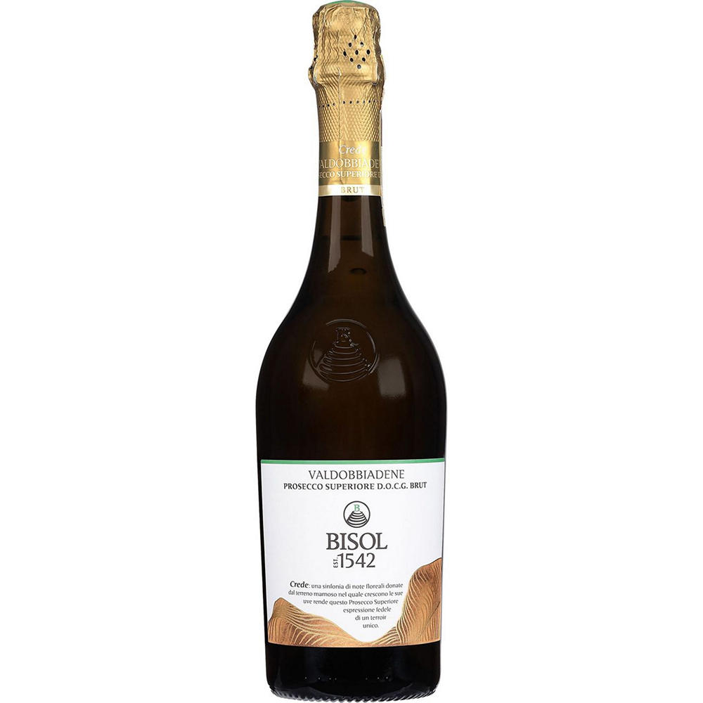 Bisol Valdobbiadene Prosecco Brut, 750 mL