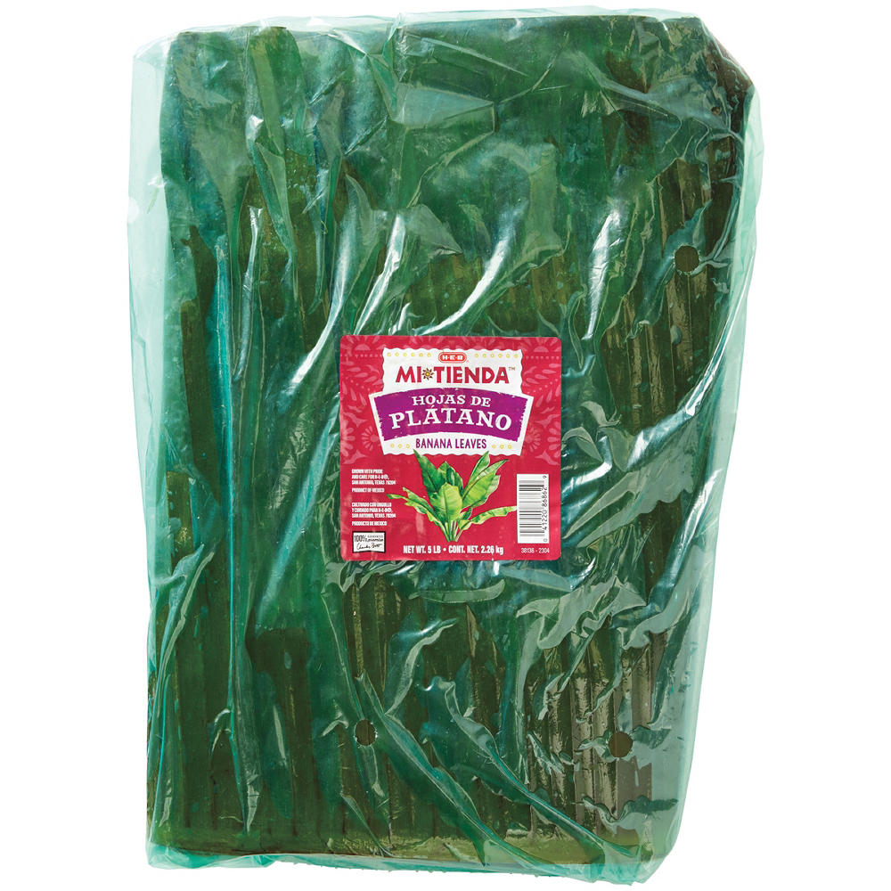 H-E-B Mi Tienda Hojas de Platano Banana Leaves, 5 lb