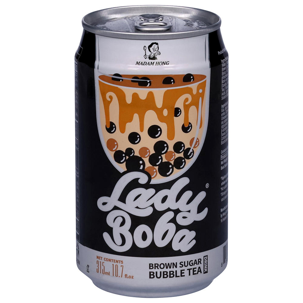 Lady Boba Brown Sugar Bubble Tea, 10.7 oz