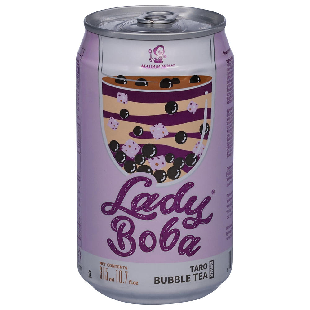 Lady Boba Taro Bubble Tea, 10.7 oz
