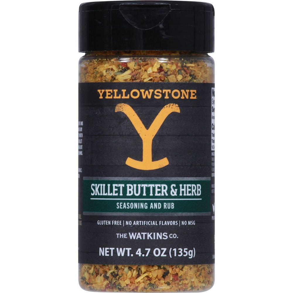 Yellowstone Skillet Butter & Herb Seasoning and Rub, 4.7 oz