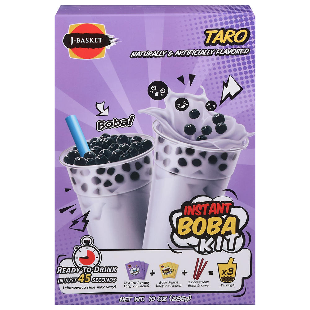 J-Basket Taro Instant Boba Kit, 10 oz