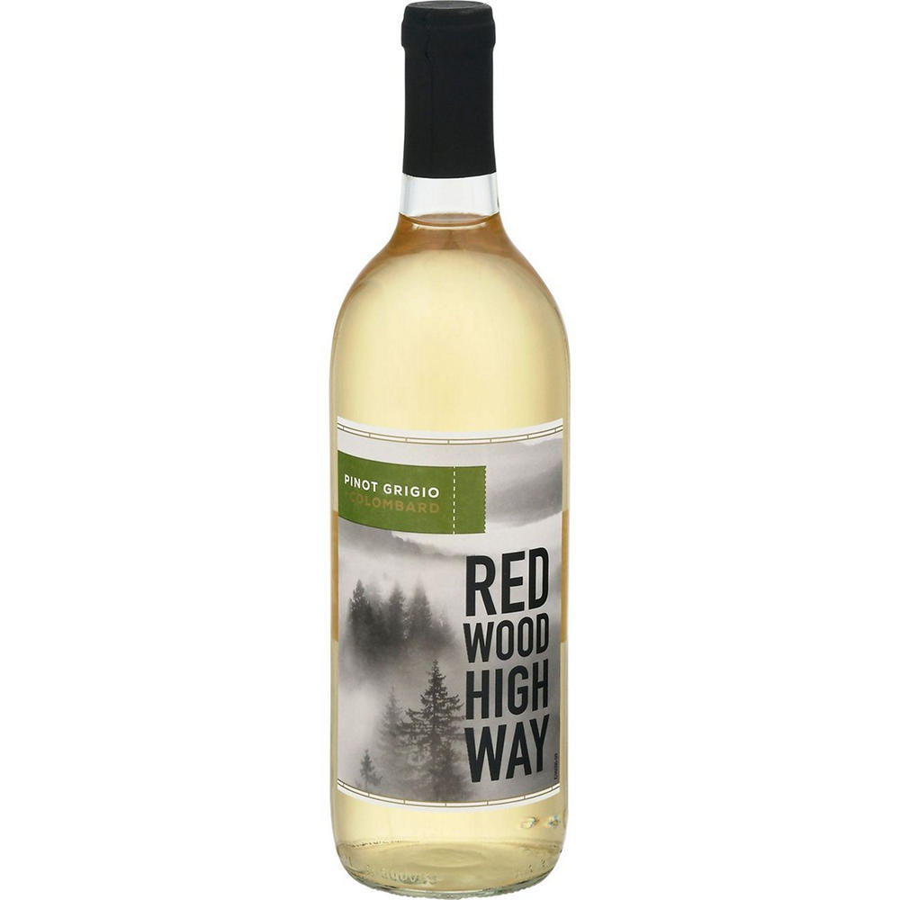 Redwood Highway Pinot Grigio California White Wine, 750 mL