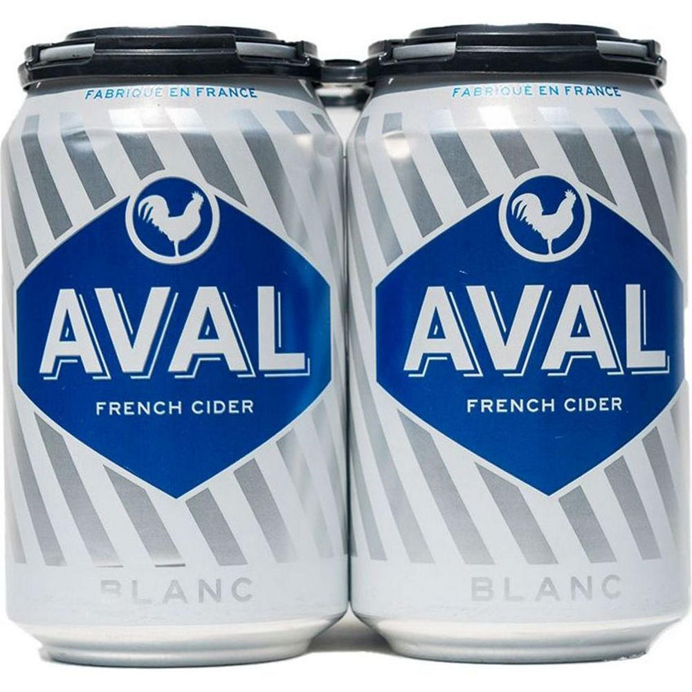 AVAL Blanc Cider 4 pk Cans, 330 mL