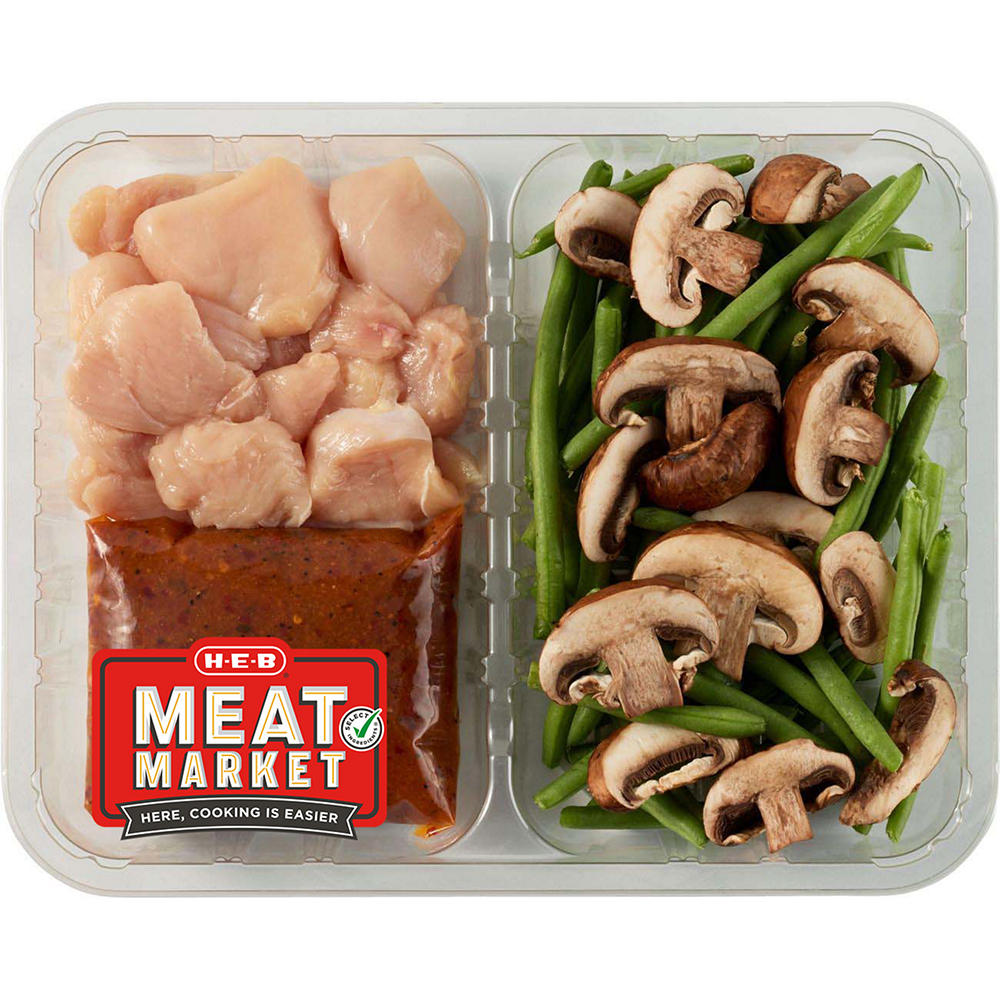 H-E-B Meat Market Air Fry Kit - Honey Garlic Chicken, Avg. 2.3 lbs