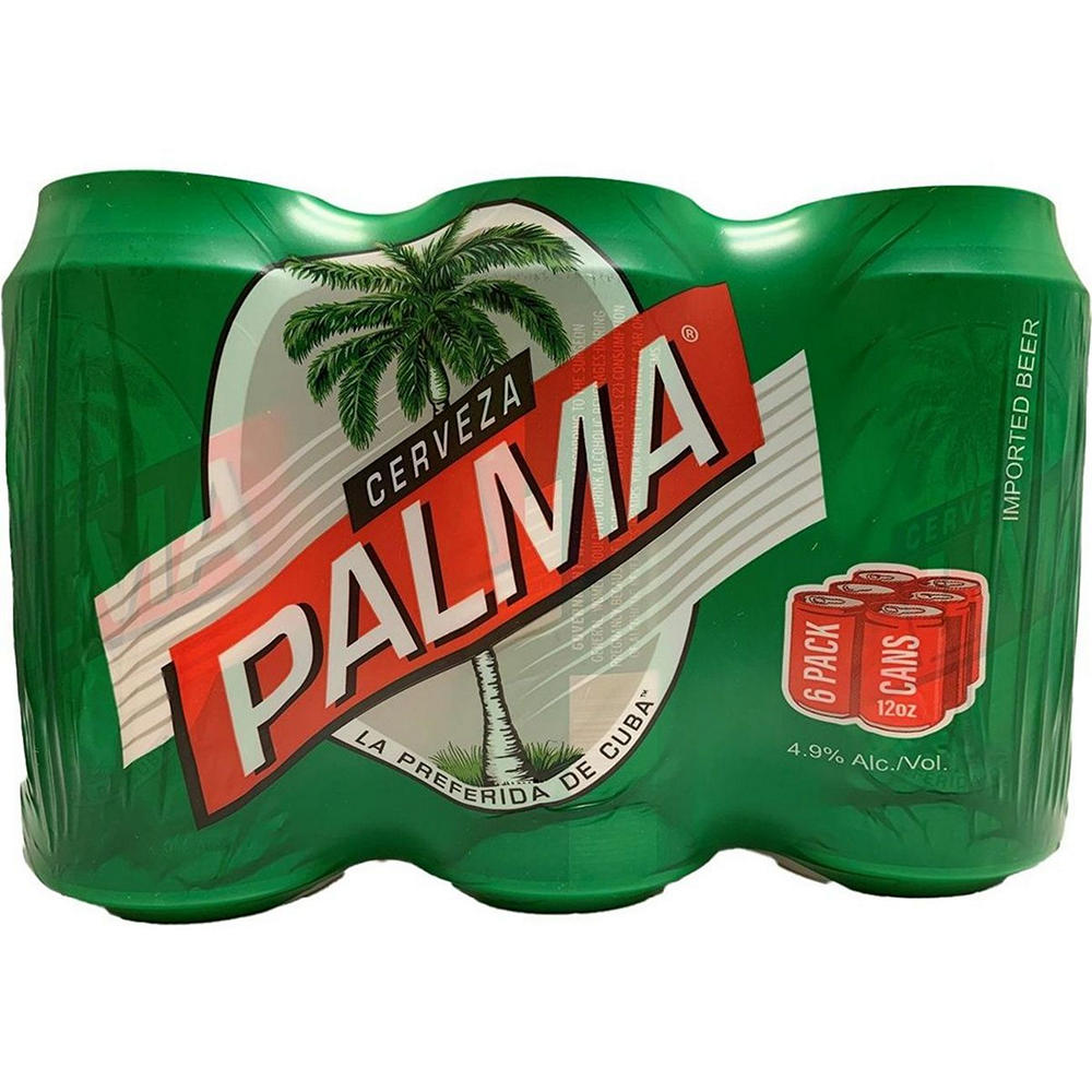 Cerveza Palma Cuban Beer 6 pk Cans, 12 oz