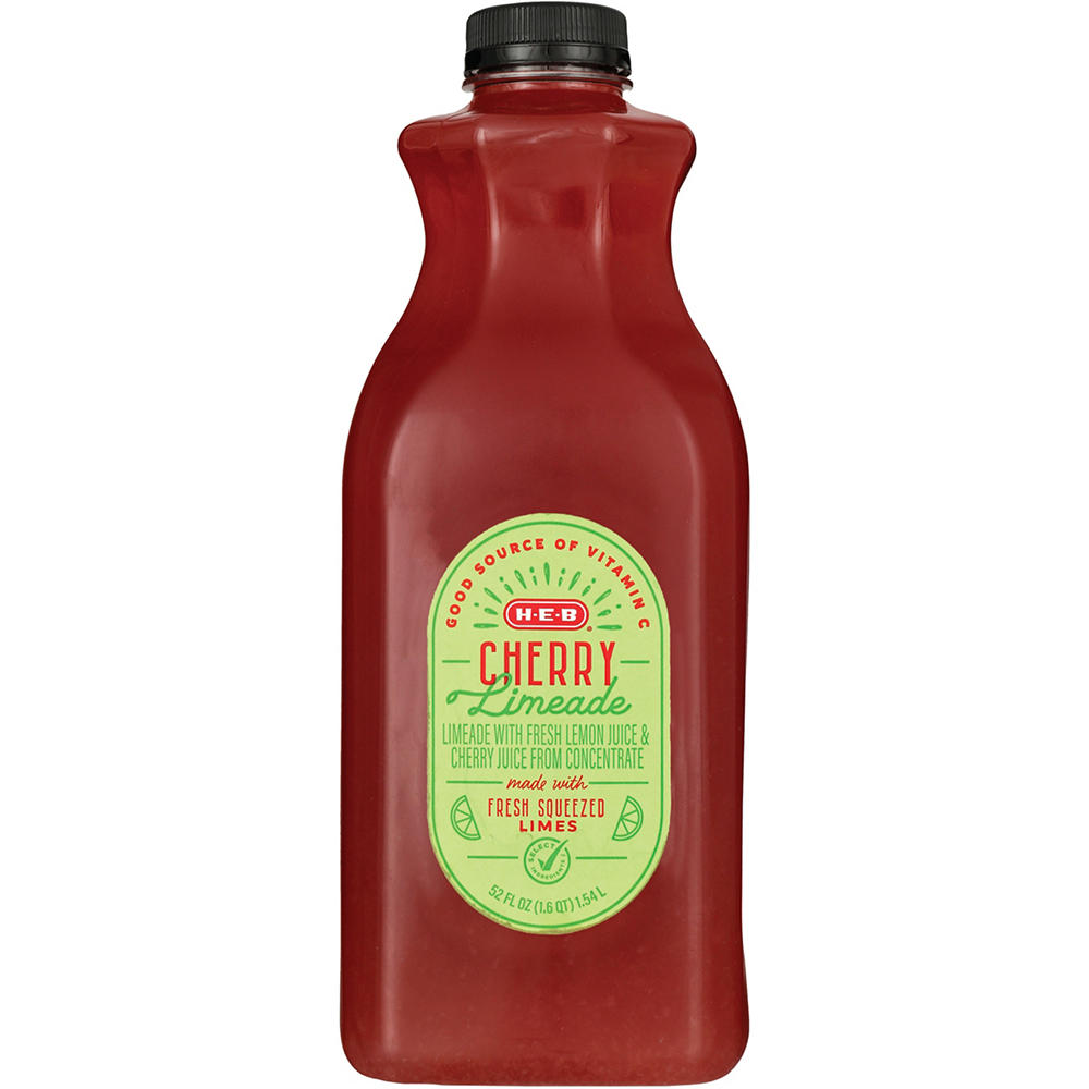 H-E-B Cherry Limeade, 52 fl oz