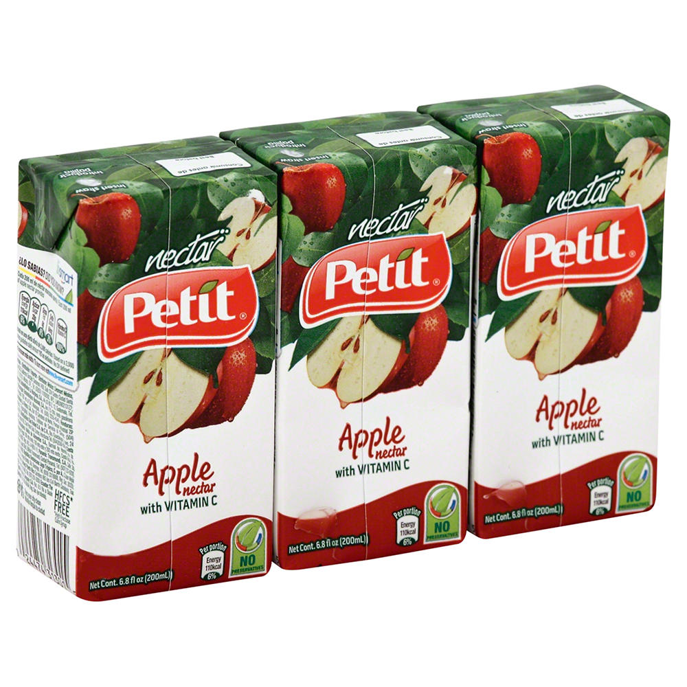 Petit Apple Nectar 3 pk Juice Boxes, 6.8 oz