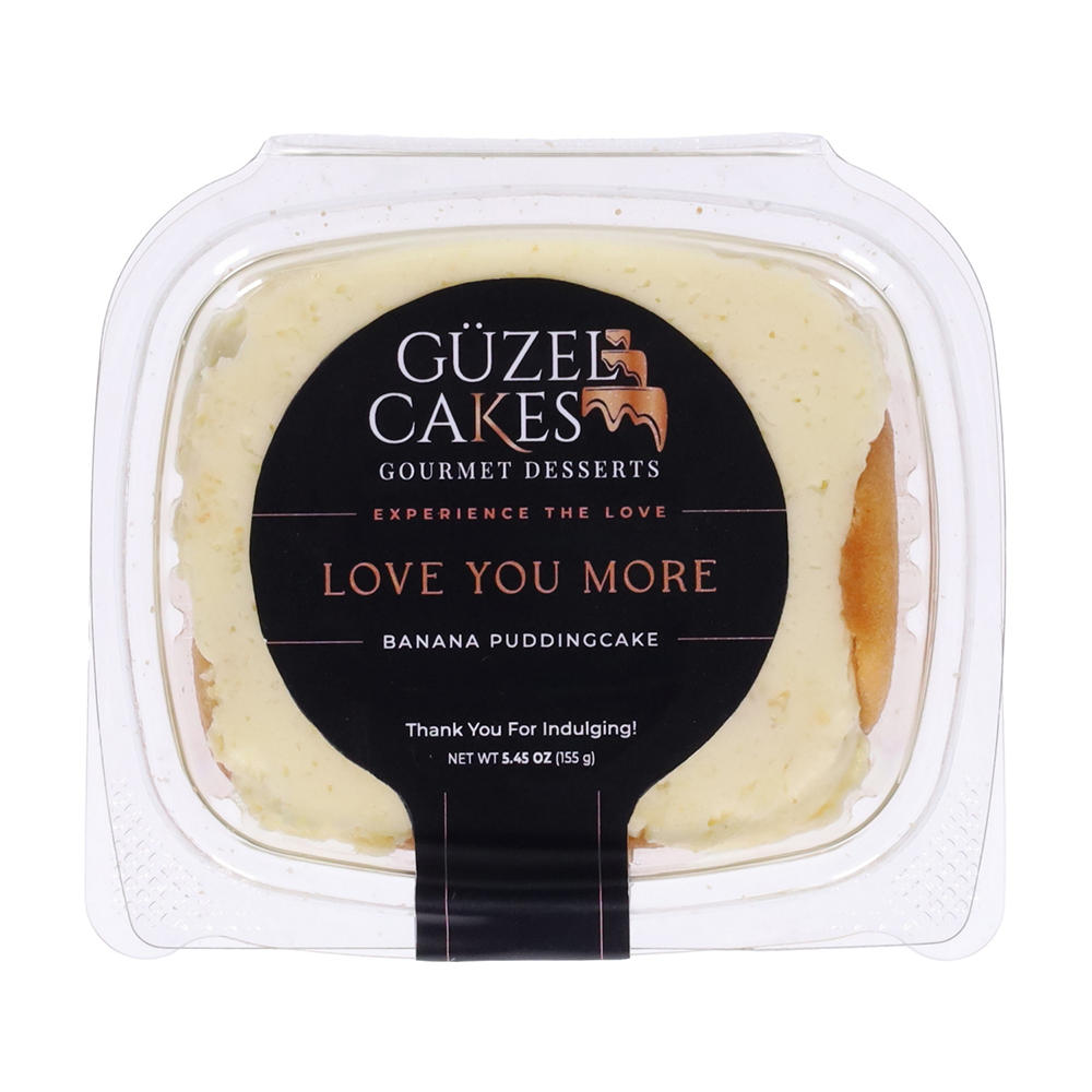 Guzel Cakes Banana Pudding Gourmet Dessert - Love You More, 5.45 oz
