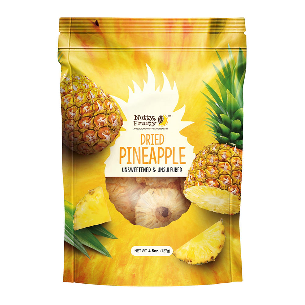 Nutty & Fruity Dried Pineapple, 4.5 oz