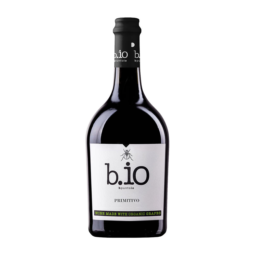 B.io Organic Primitivo Red Wine Italian Red Wine, 750 mL