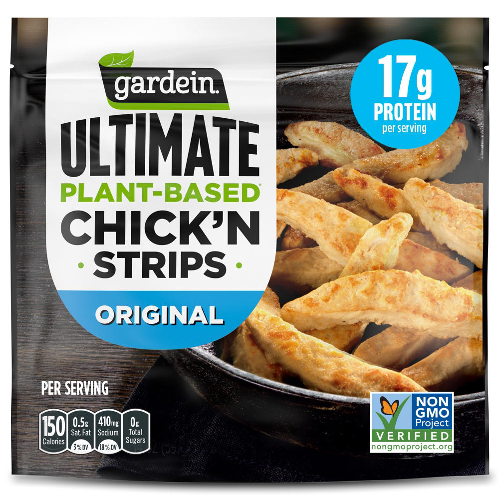 Gardein Ultimate Plant-Based Vegan Original Chick'n Strips, 14 oz