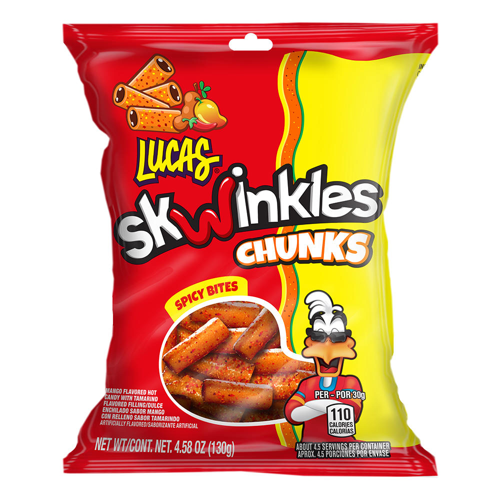 Lucas Skwinkles Chunks Spicy Bites, 4.58 oz