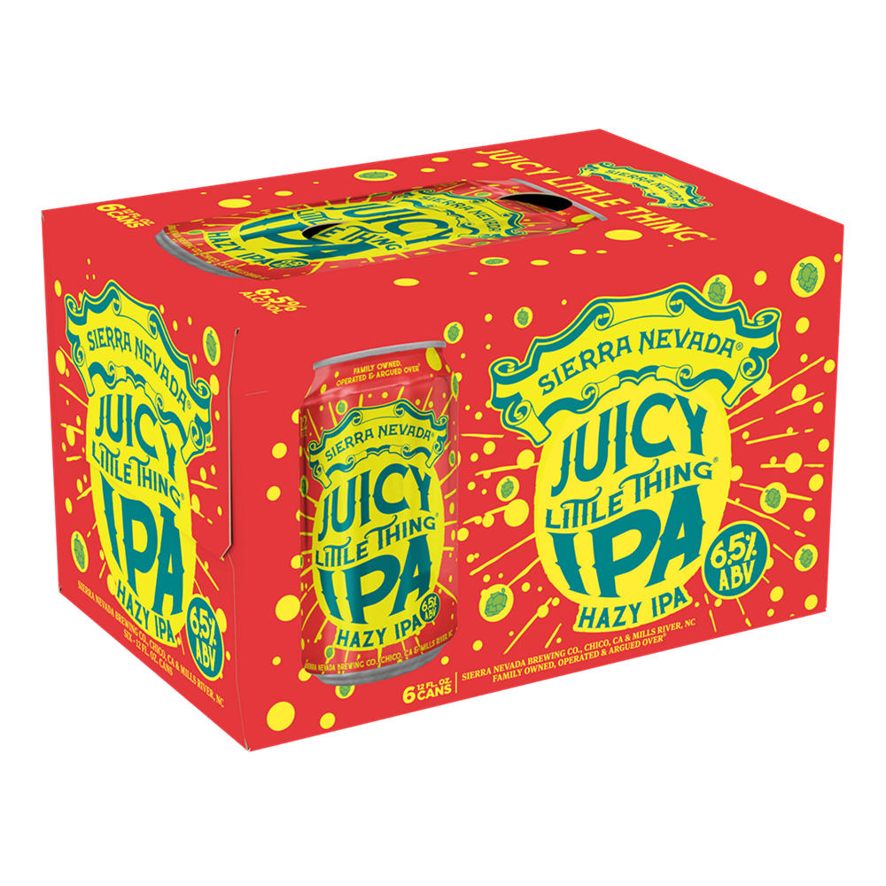 Sierra Nevada Juicy Little Thing Hazy IPA Craft Beer 6 pk Cans, 12 oz