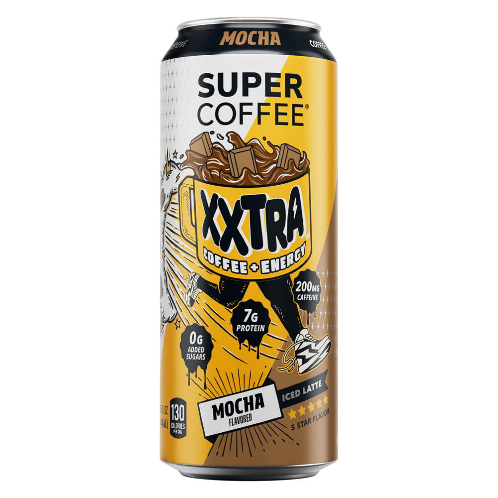 Super Coffee Xxtra Coffee + Energy Drink - Mocha, 15 oz