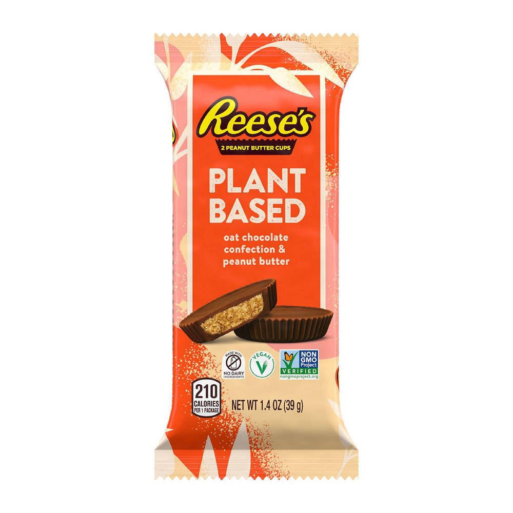 Reese's Plant Based Oat Chocolate Confection & Peanut Butter Cups, 1.4 oz