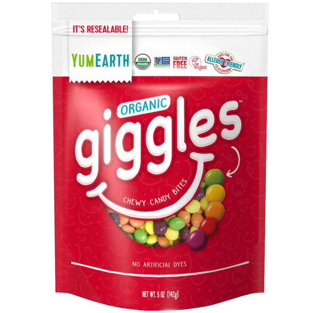 YumEarth Organic Giggles Chewy Candy Bites, 5 oz