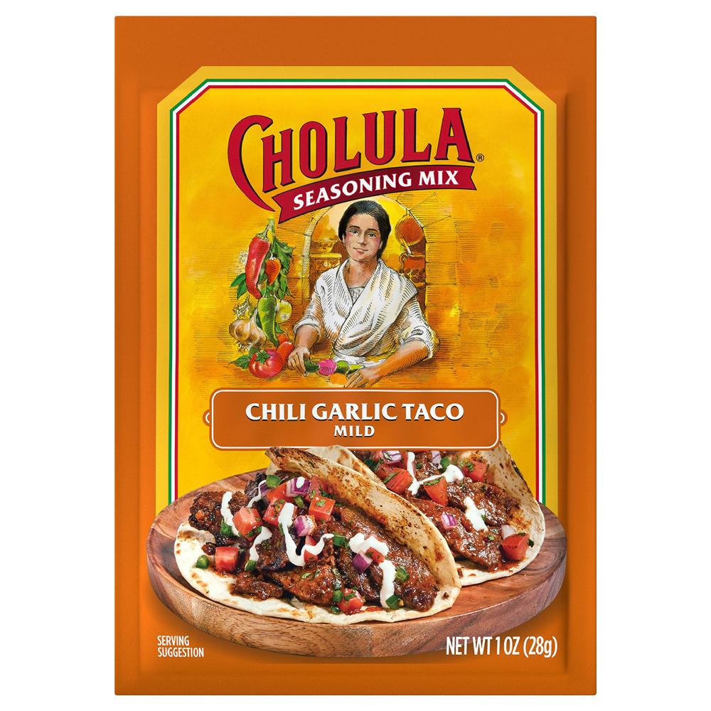 Cholula Chili Garlic Taco - Mild Recipe Mix, 1 oz