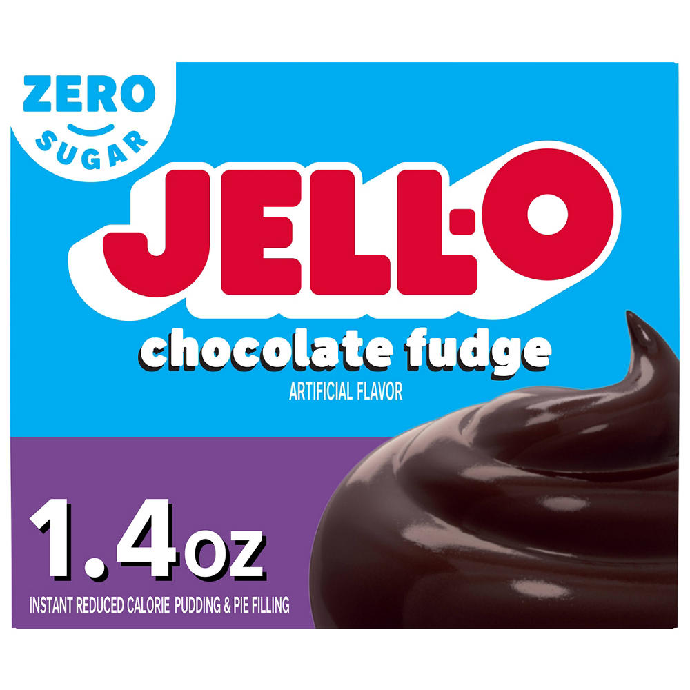 Jell-O Sugar Free Chocolate Fudge Instant Pudding Mix, 1.4 oz