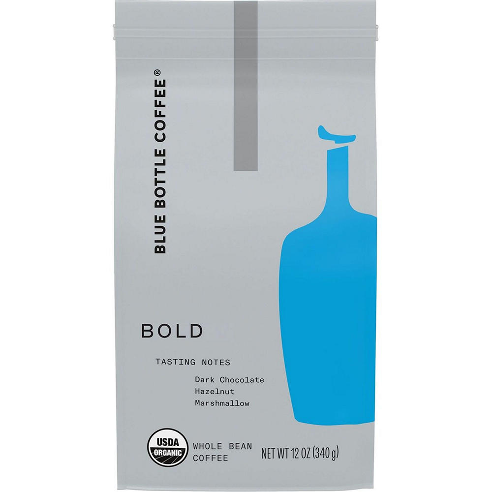 Blue Bottle Coffee Bold Dark Roast Whole Bean Coffee, 12 oz