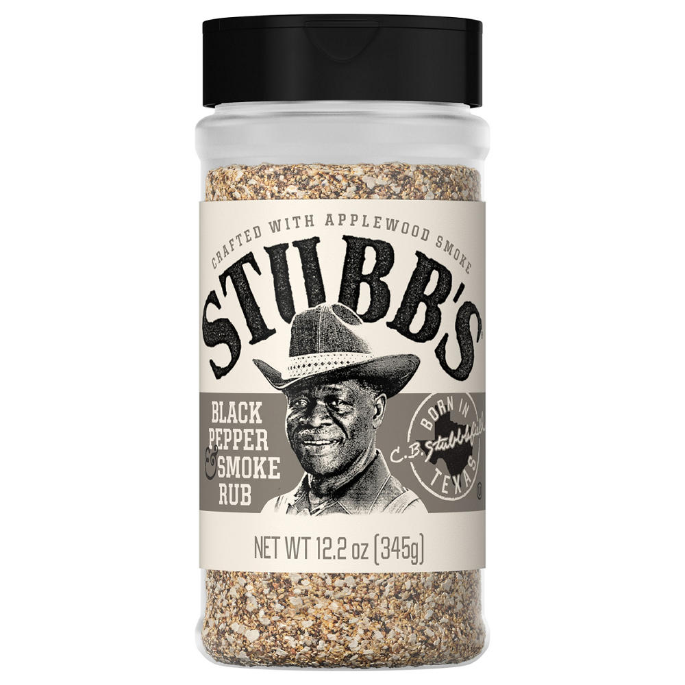 Stubb's Black Pepper & Smoke Rub, 12.2 oz