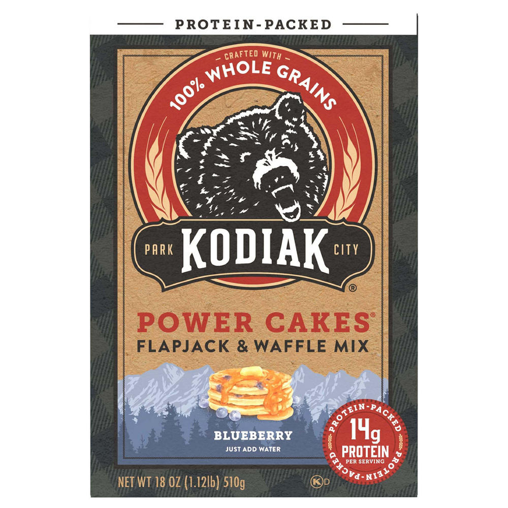 Kodiak 14g Protein Power Cakes Flapjack & Waffle Mix - Blueberry, 18 oz