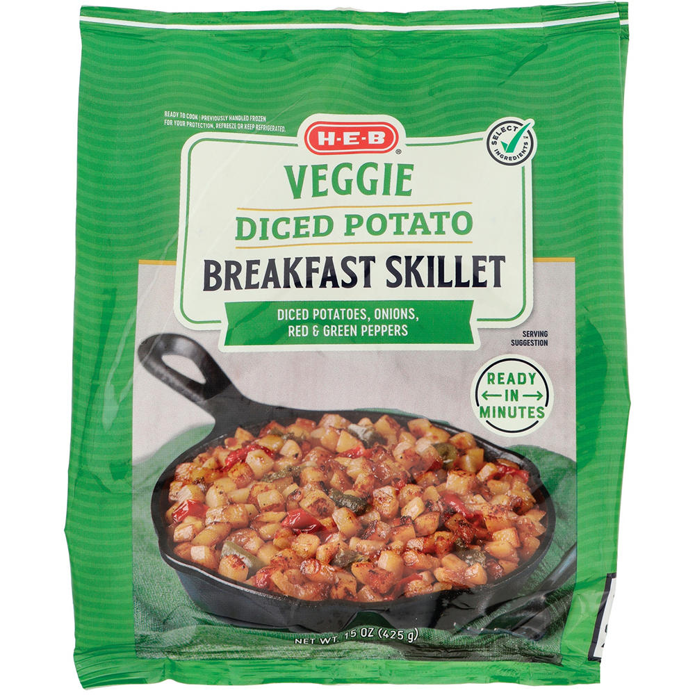 H-E-B Diced Potato Breakfast Skillet – Veggie, 15 oz