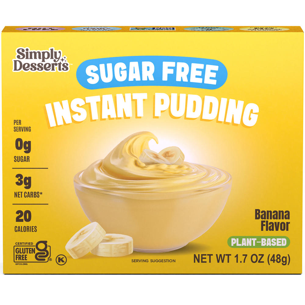 Simply Desserts Sugar Free Banana Instant Pudding Mix, 1.7 oz