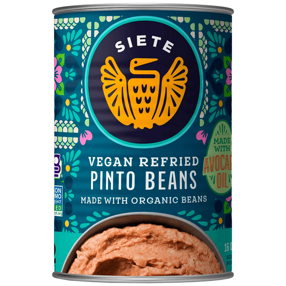 Siete Vegan Refried Pinto Beans, 16 oz