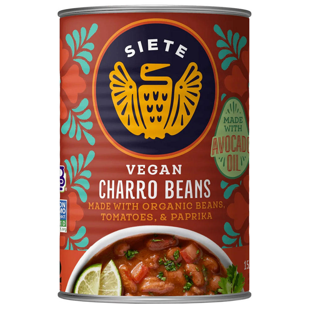 Siete Charro Beans, 15.5 oz