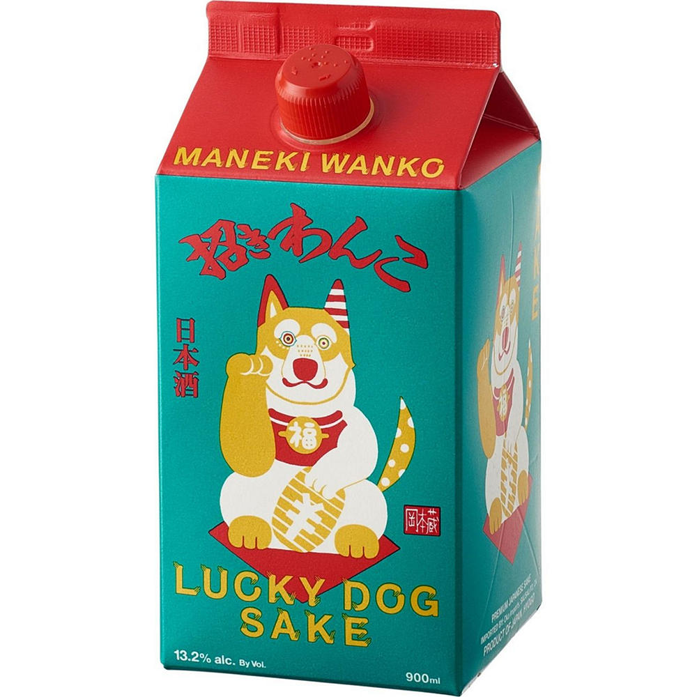 Maneki Wanko Lucky Dog Sake, 900 mL