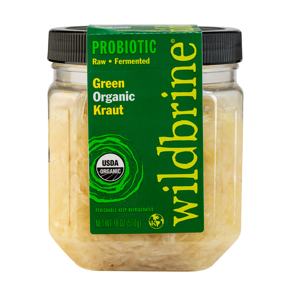 Wildbrine Green Organic Kraut, 18 oz